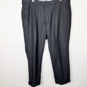 Incotex 1951- Mens 40x 29 Charcoal Super 130s Wool Dress Pants